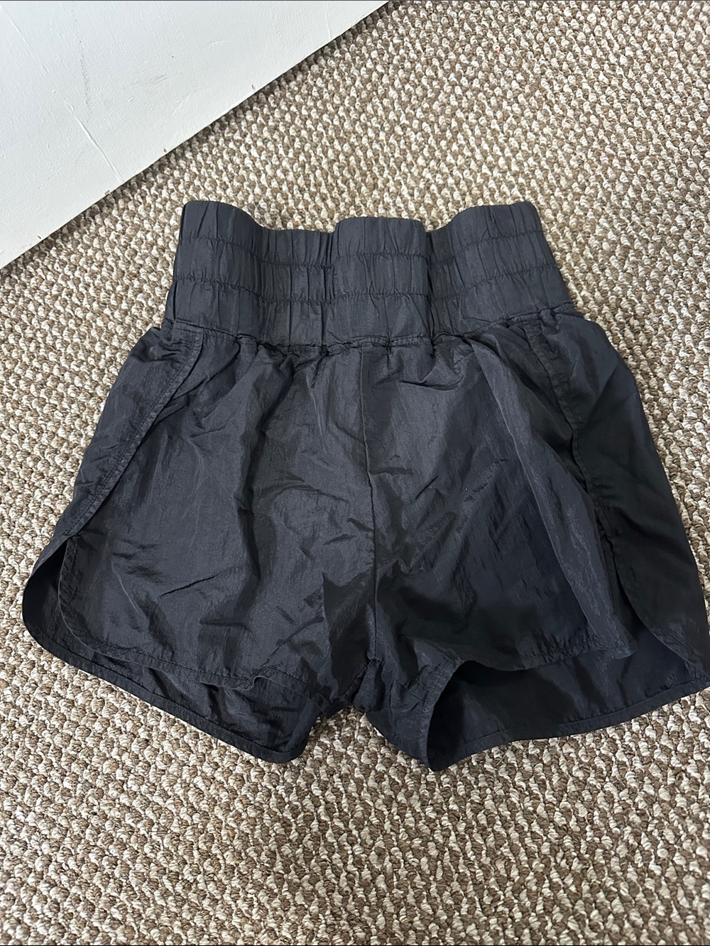 High-Waist Black Women's Shorts FP dupe 036